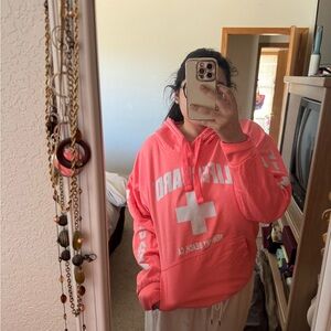 Coral Lifeguard Newport Beach Hoodie